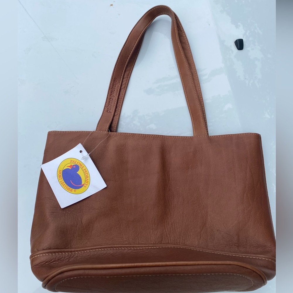 Paloma  Pedrayes NWT Rare Leather Purse Brown #695 soft